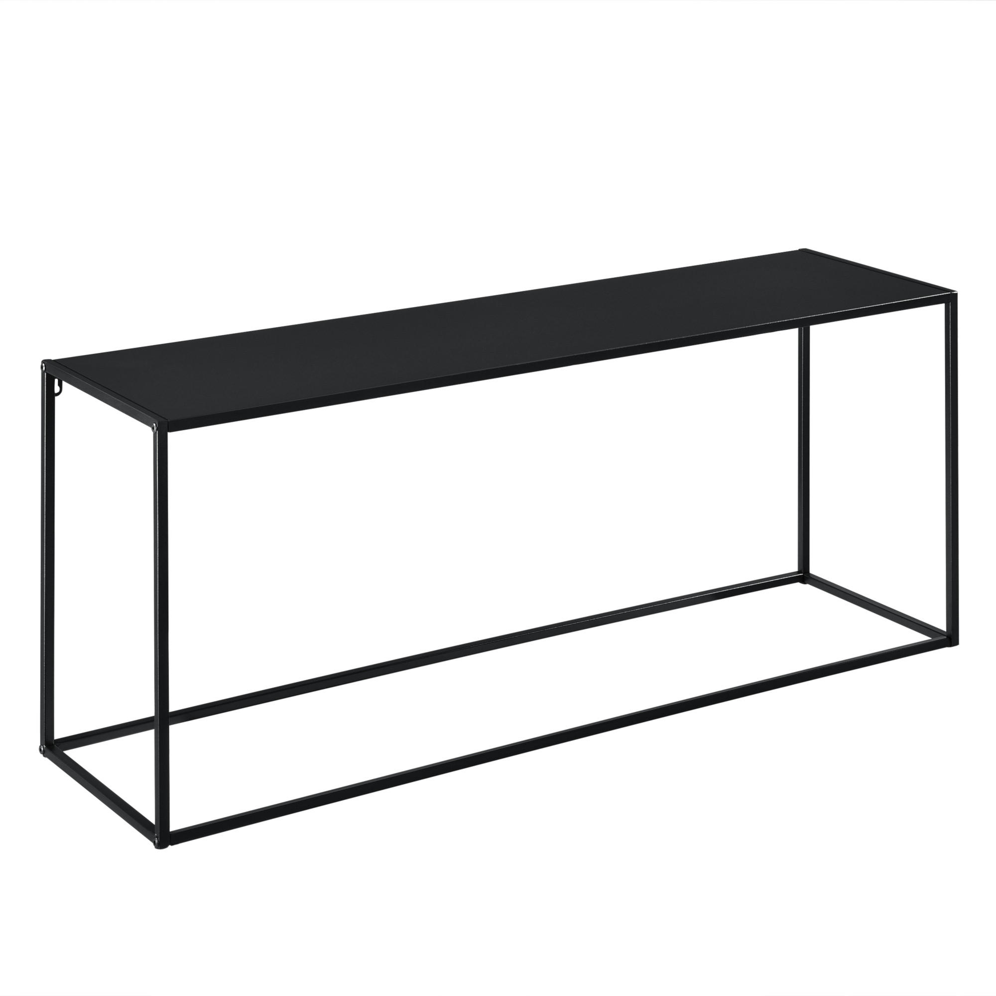 KONSOLENTISCH Alboraya - Schwarz, Metall (32/115/50cm) - [en.casa]