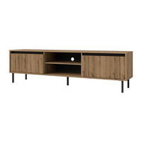 TV-SCHRANK auf Füßen CIAO eiche evoke - Beige, Holzwerkstoff (179/65/40cm) - Compleo24