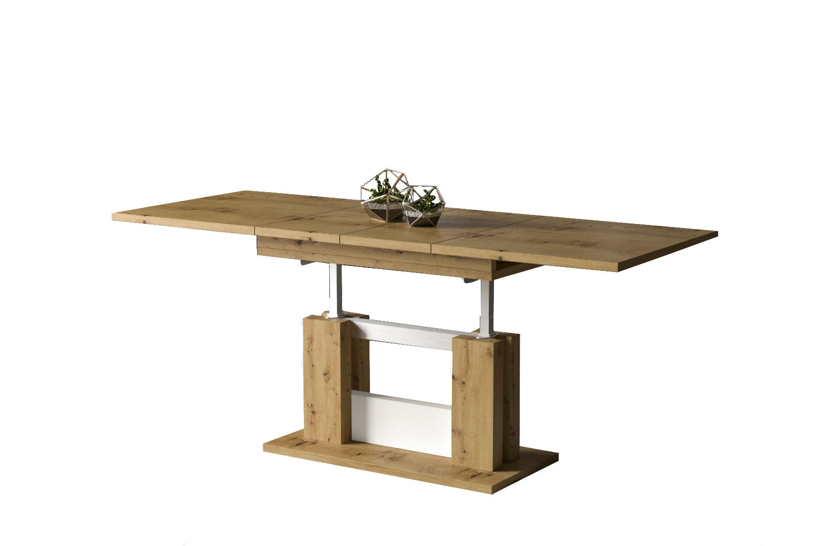Endo-Moebel Couchtisch Eiche Artisan 65x58x110 cm
