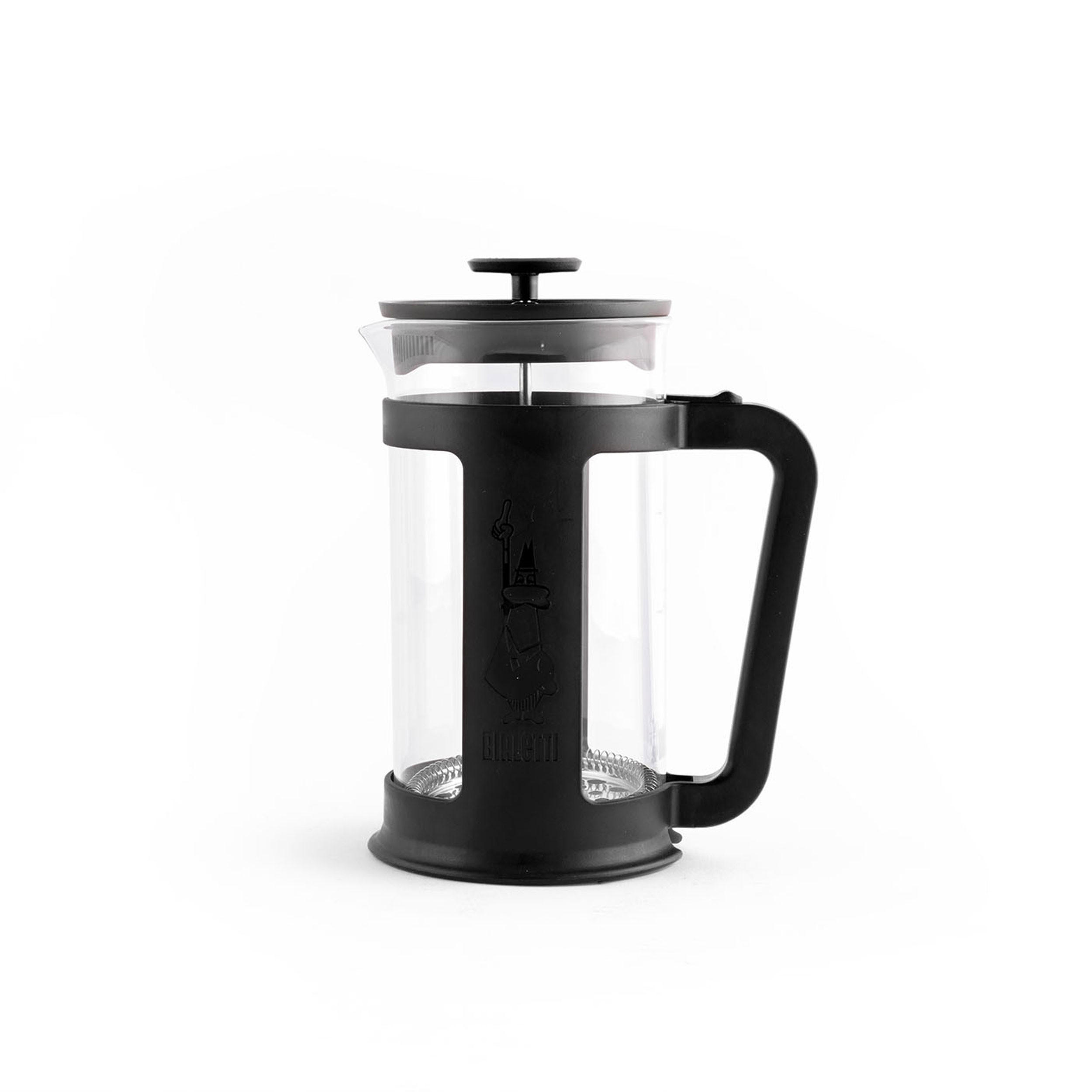 KAFFEEBEREITER Smart 350 ml, Glas, Schwarz - Schwarz, Glas (11/21/15cm) - Bialetti