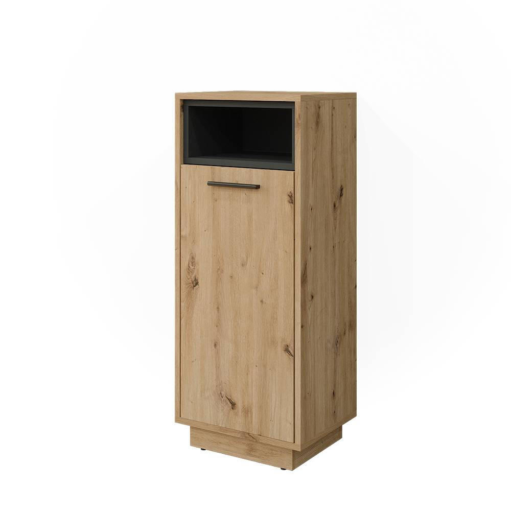 MIDISCHRANK Beatrice Artisan-Eiche 38 x 93 cm - Eiche Artisan, Holzwerkstoff (30/93/38cm) - Vicco