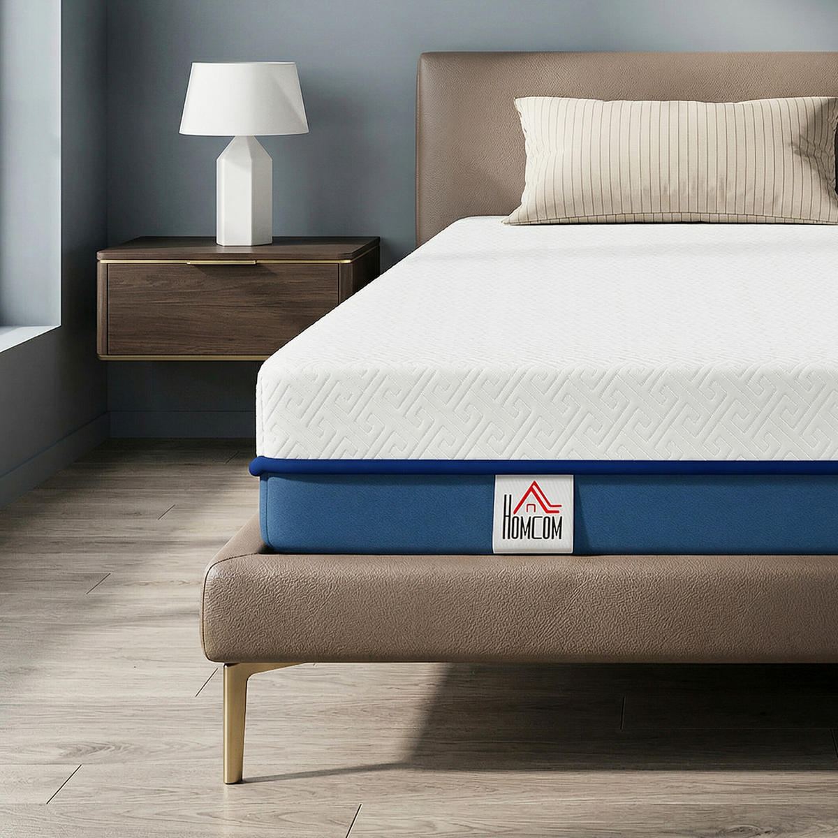 MATRATZE 160/200 cm DE-18535 mit Grüner-Tee-Infusion - Weiß, Textil (160/200cm) - ComfortXL