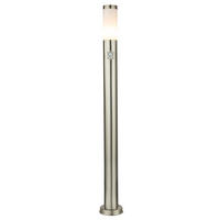 LED WEGLEUCHTE Edelstahl Silber - Silberfarben, Metall (12.7/12.7/110cm) - Globo Lighting