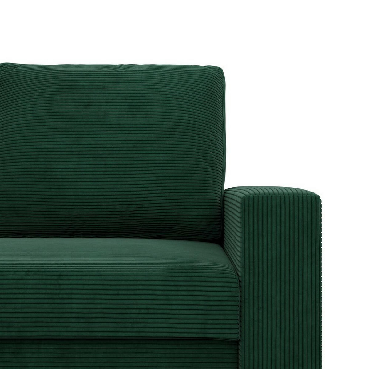SOFA Neo mit gerader Armlehnen grün - Grün, Textil (148/90/87cm) - SIMKAM Furniture