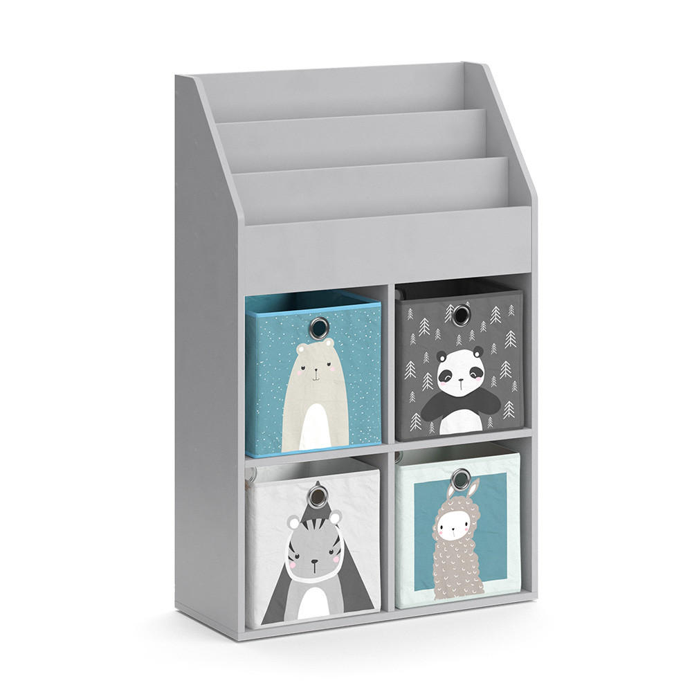 DĚTSKÁ POLIČKA Luigi Šedá - šedá, kompozitní dřevo (72/114.2/31.2cm) - Vicco