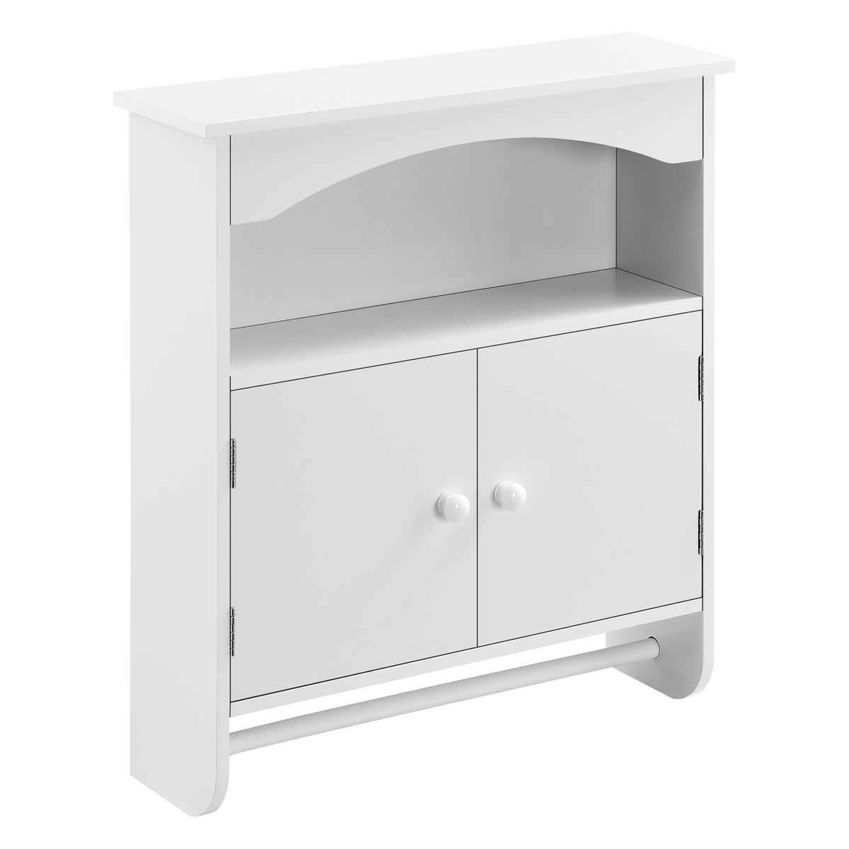 HÄNGESCHRANK Graz - Weiß, Holzwerkstoff (53/61.3/15.5cm) - [en.casa]