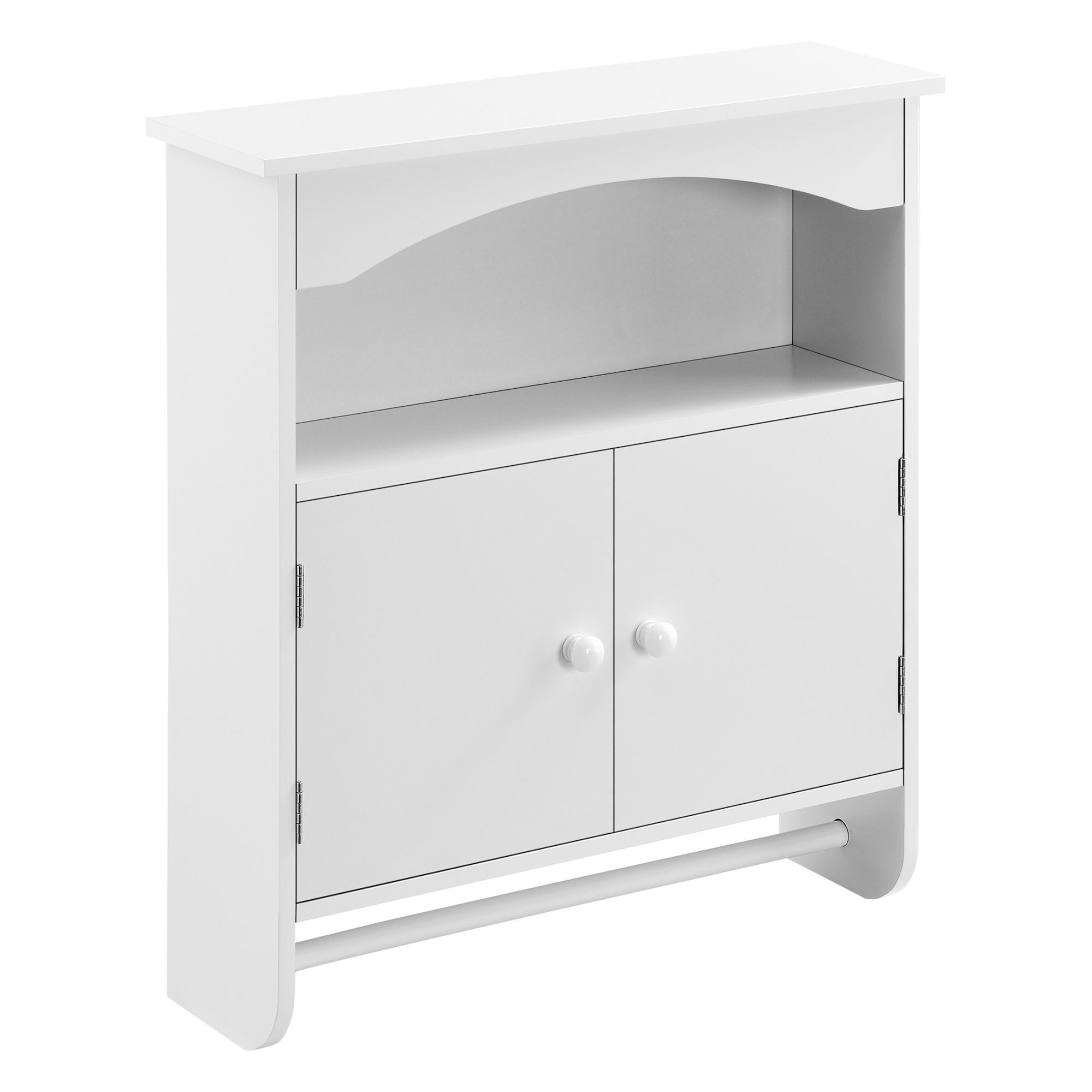 Thumbnail - [en.casa] Hängeschrank, Weiß, Holzwerkstoff, Rechteckig, 53x61.3x15.5 cm, Badezimmer, Badezimmerschränke, Hängeschränke