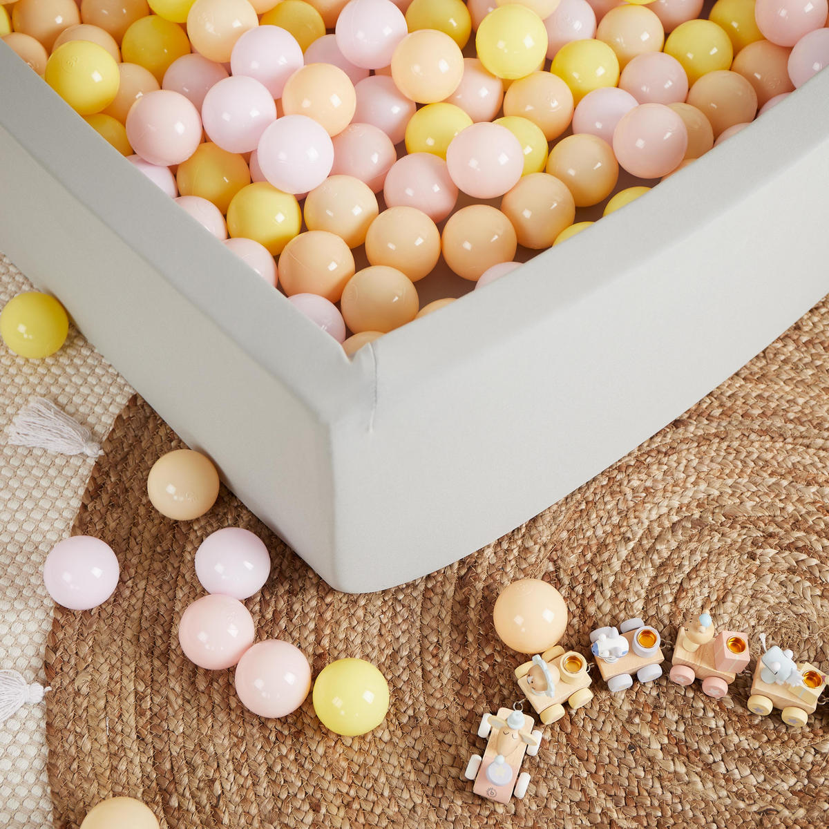 BÄLLE für Bälldebad 100 Stück Blossom - Multicolor, Kunststoff (35/20cm) - Bieco Spielwaren