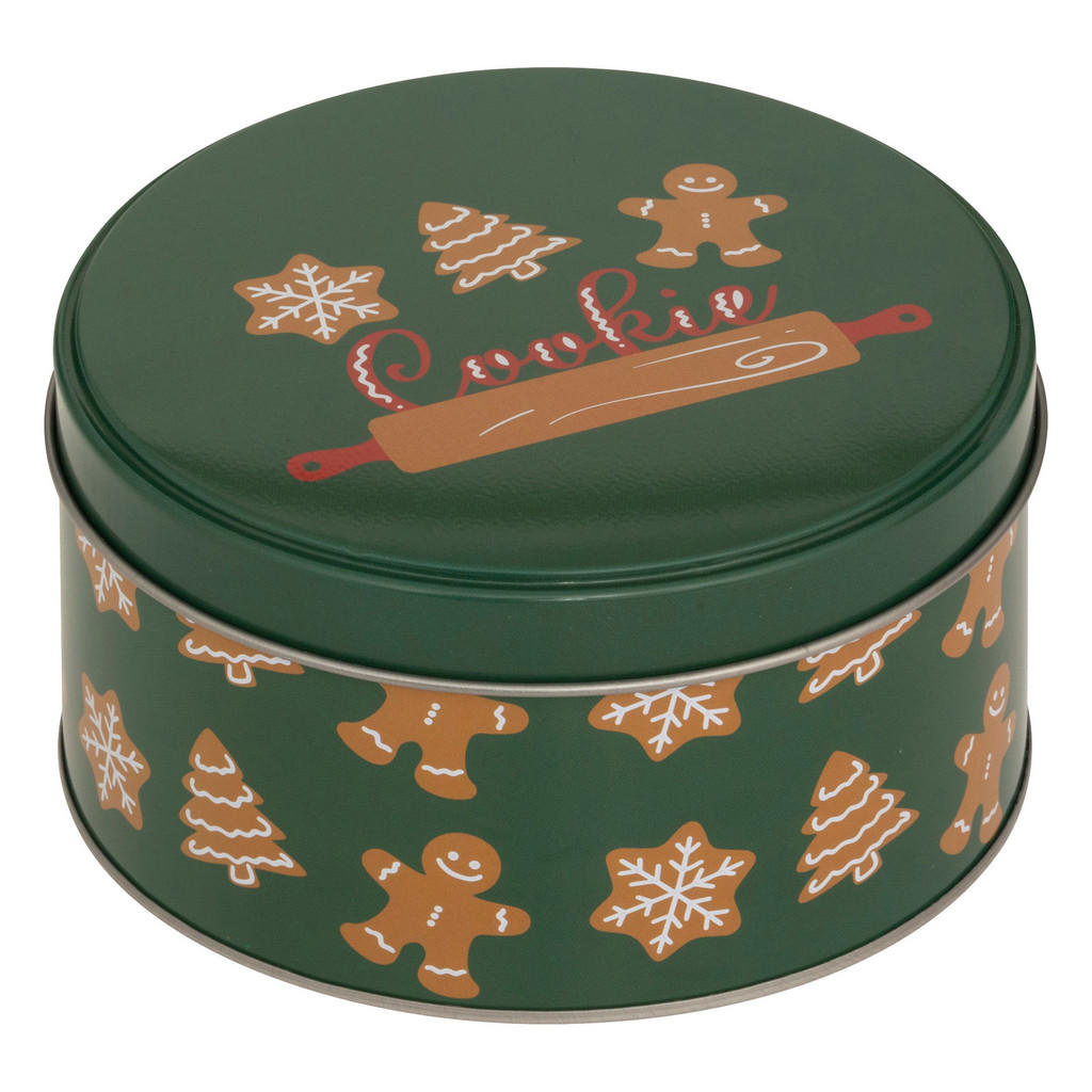 Thumbnail - 5five Simply Smart Keksdose, Grün, Kunststoff, 19.5x8.6x19.5 cm, Küchenzubehör, Vorratsbehälter, Vorratsdosen