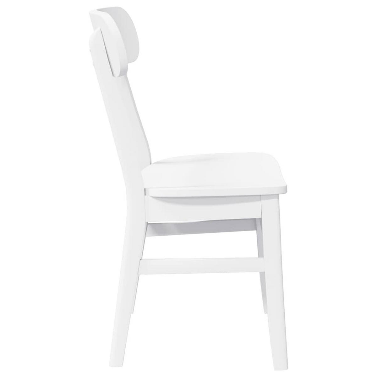 STUHL-SET 2 Stk Falkenhain 46/81.5/47 cm - Weiß, Holz (46/81.5/47cm) - ZMH