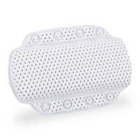 BADEWANNENKISSEN - Weiß, Kunststoff/Textil (30.5/3.5cm) - Relaxdays