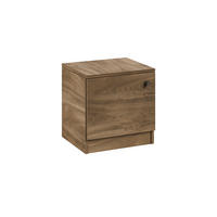 NACHTTISCH NESTOS 40x40,5x40 cm Braun - Braun, Holzwerkstoff (40/40.5/40cm) - MASSENO