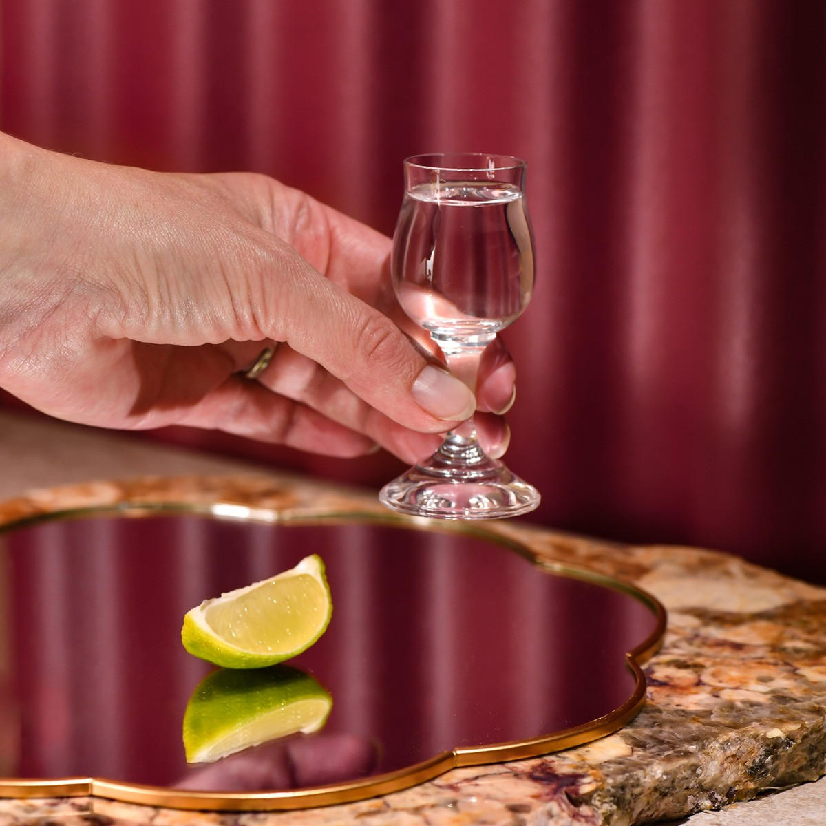 SCHNAPSGLÄSER GEMA, 6ER-SET, 25 ML - Transparent, Glas (0.025L) - Krosno Glass