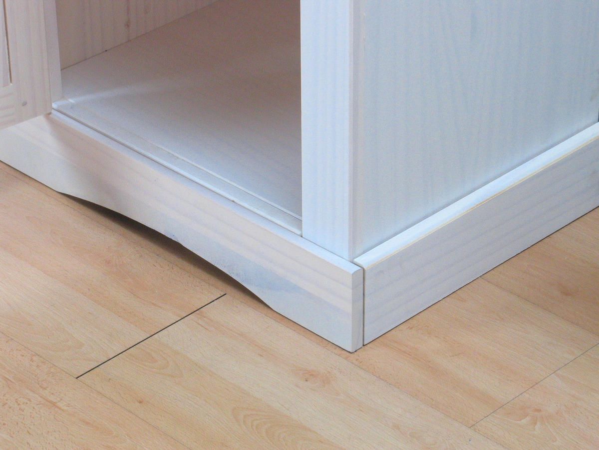 NACHTSCHRANK weiß - Weiß, Holz/Textil (53/66/38cm) - ebuy24