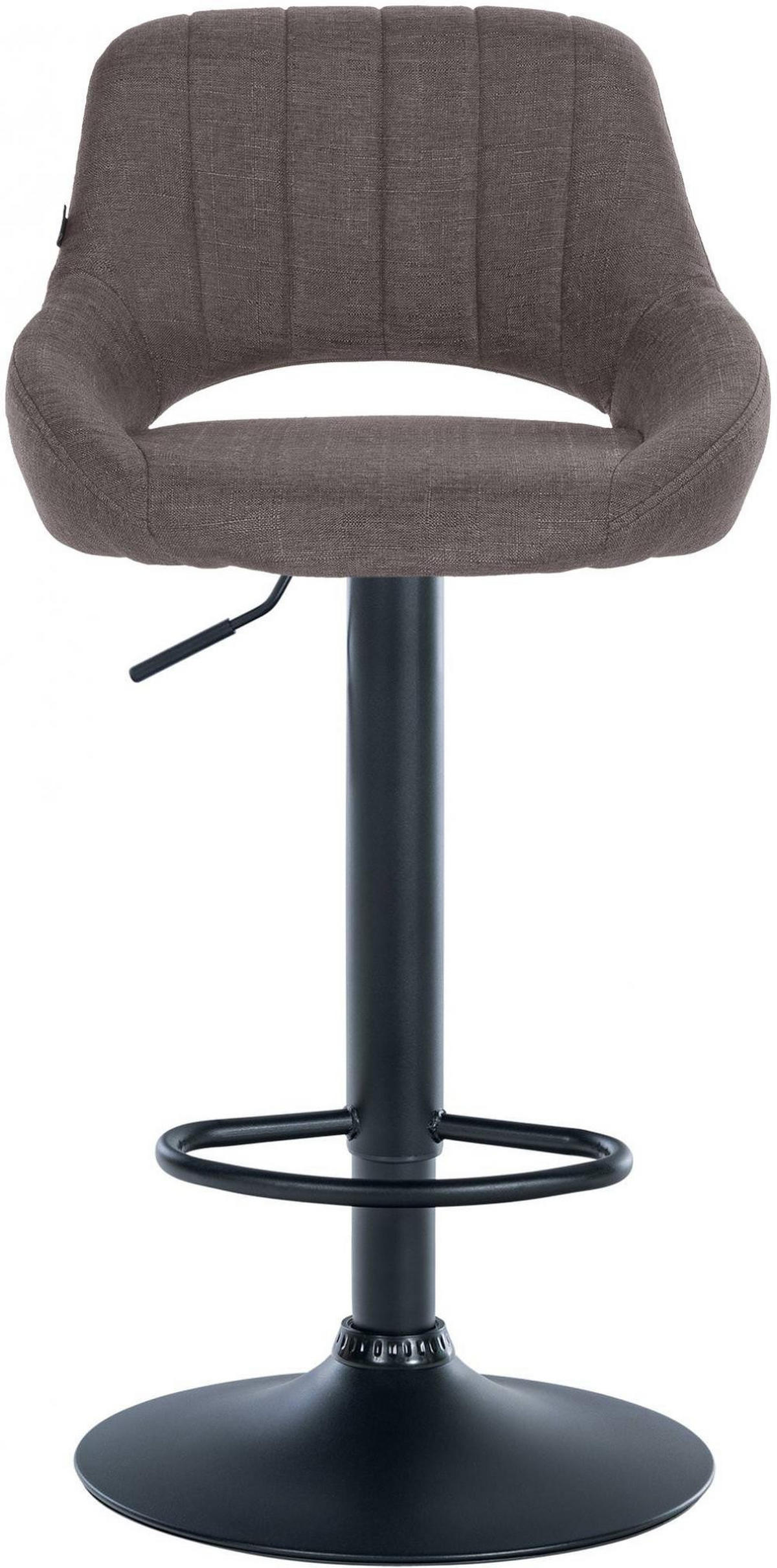 BARHOCKER 2er Set Stoff dunkelgrau - Dunkelgrau, Textil (47/85/48cm) - CLP