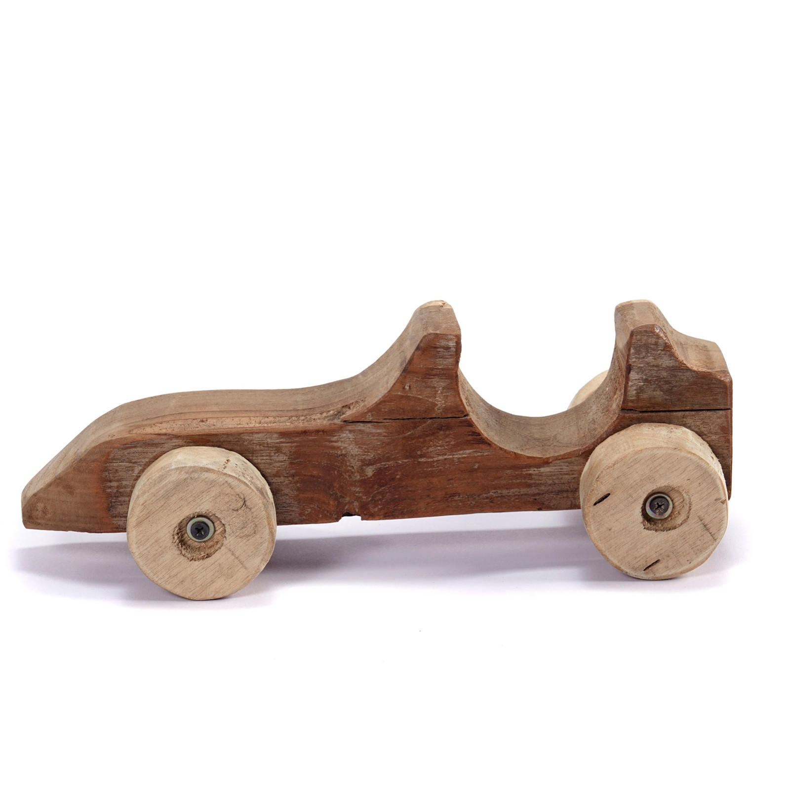 DEKO FIGUR Speedy Mahagoni Massivholz naturfarben - Naturfarben, Holz (10/10/30cm) - CREEDWOOD