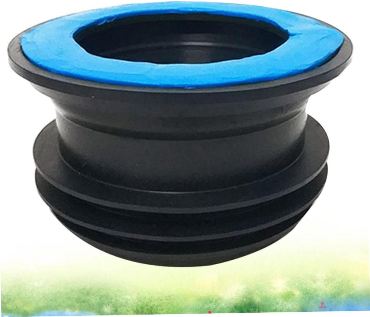 WC-FLANSCHRING, Multicolor,13/13/8CM - Schwarz, Kunststoff (13/8/13cm)