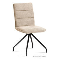 ESSZIMMERSTUHL (2er-Set) Dianna 47x92x60 Schwarz/Natur - Schwarz/Naturfarben, Kunststoff (60/92/47cm) - 58aufmkessel