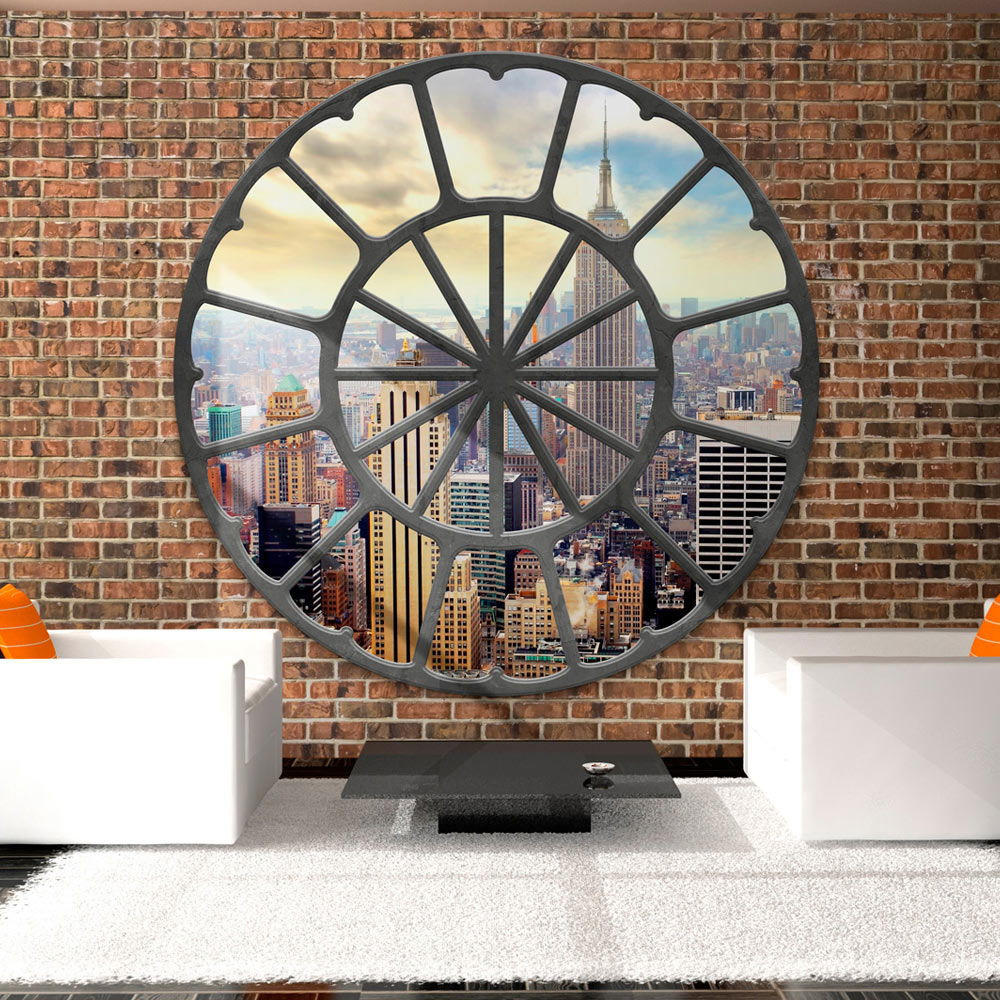 SELBSTKLEBENDE FOTOTAPETE 98/70 cm - Beige/Kupferfarben, Kunststoff/Textil (98/1cm) - KUNSTLOFT