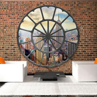 SELBSTKLEBENDE FOTOTAPETE 147/105 cm - Beige/Kupferfarben, Kunststoff/Textil (147/1cm) - KUNSTLOFT