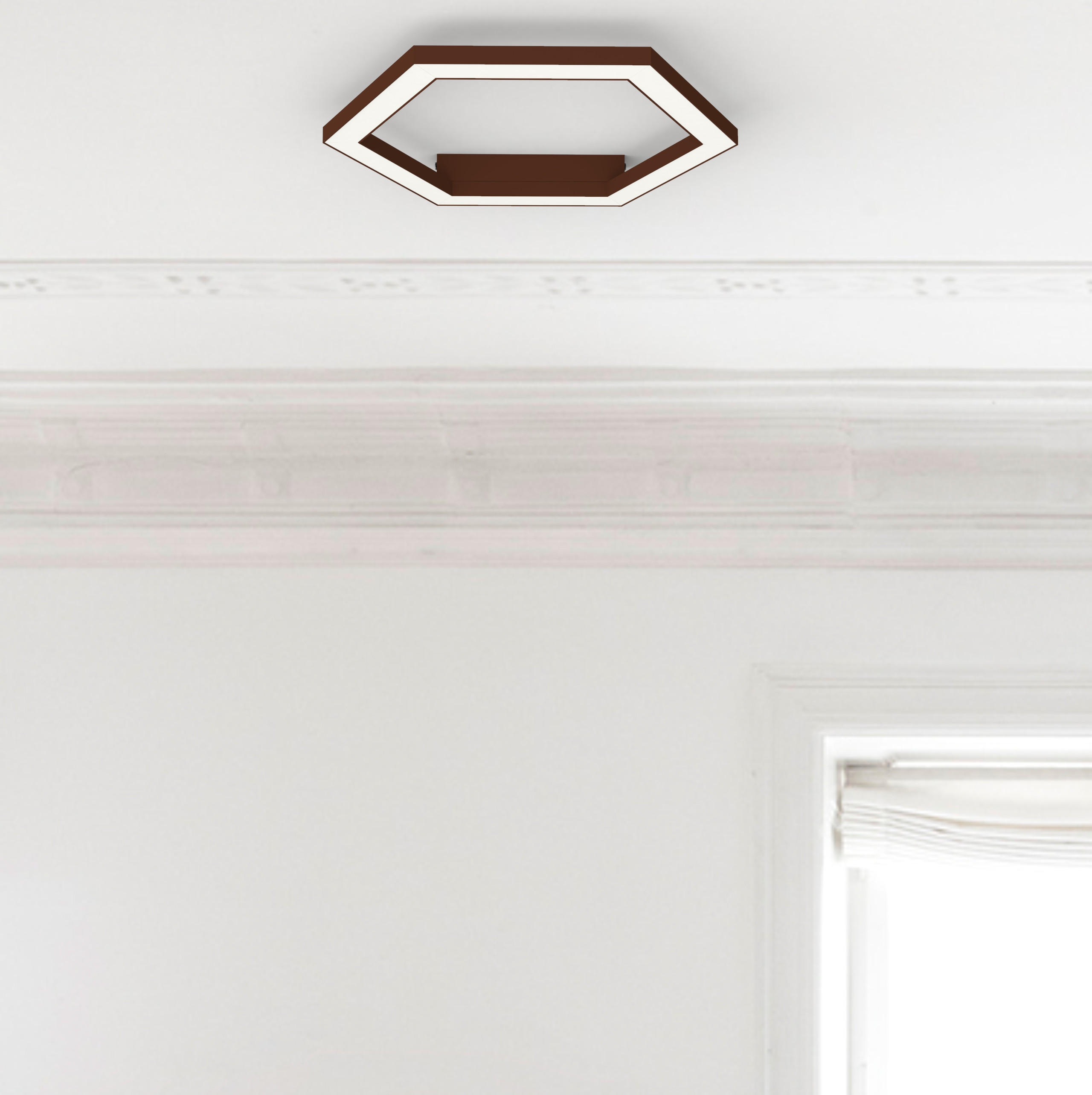 LED-DECKENLEUCHTE - Grau, Metall (1.6/3/40cm) - Lumicom