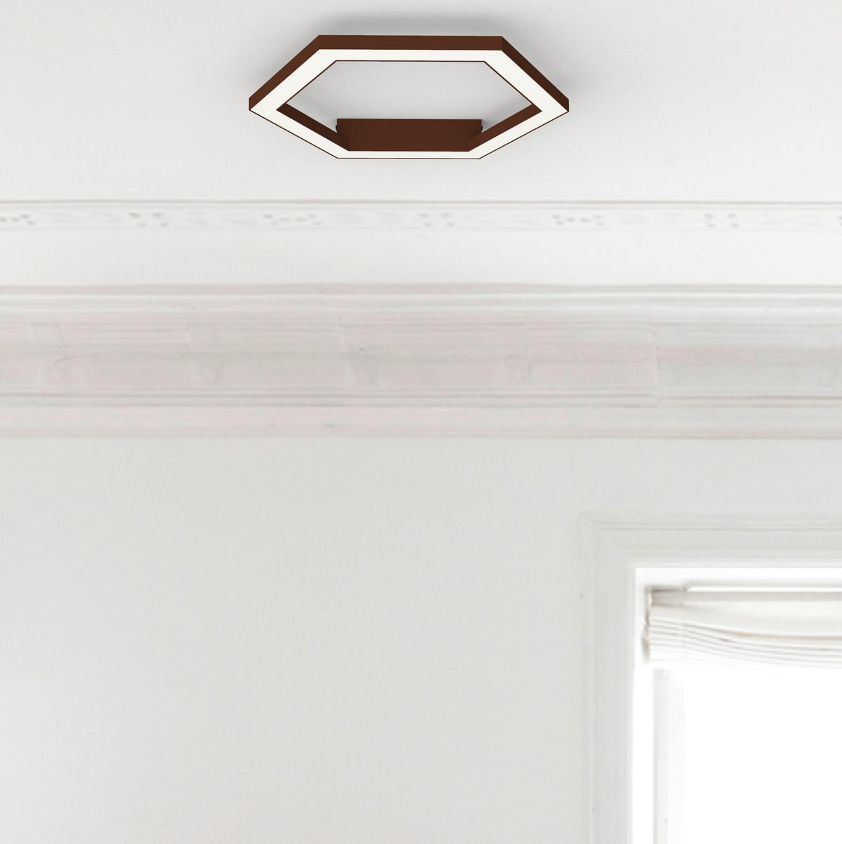 LED-DECKENLEUCHTE - Grau, Metall (1.6/3/40cm) - Lumicom