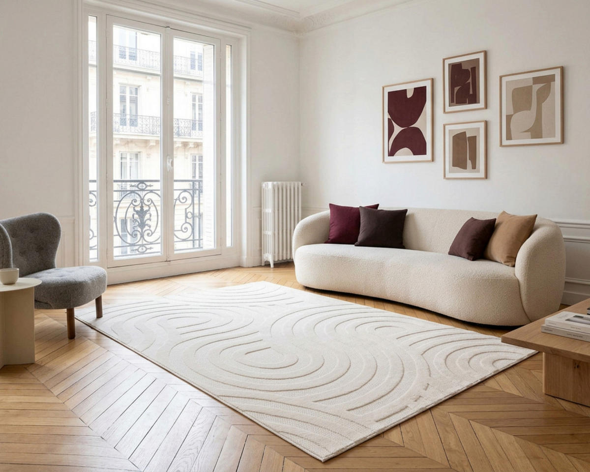 TEPPICH ultrafein trendig beige - Beige, Textil (200/290cm) - AFK Living