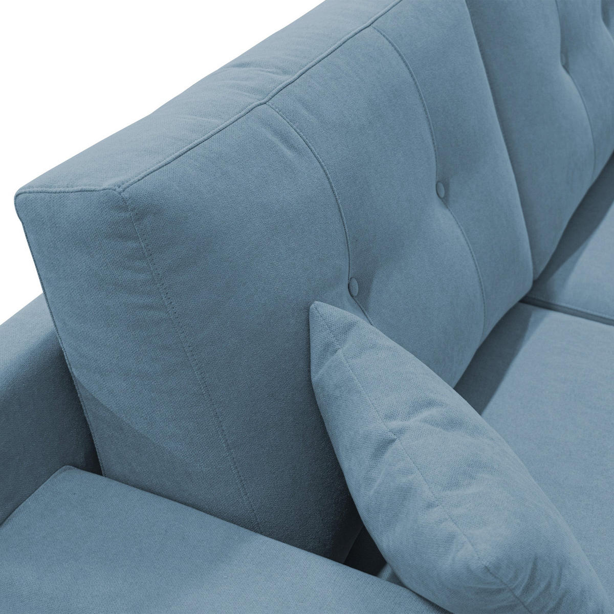 LINEARSOFA Danish - Hellblau, Textil (206/95/91cm) - Divani.store