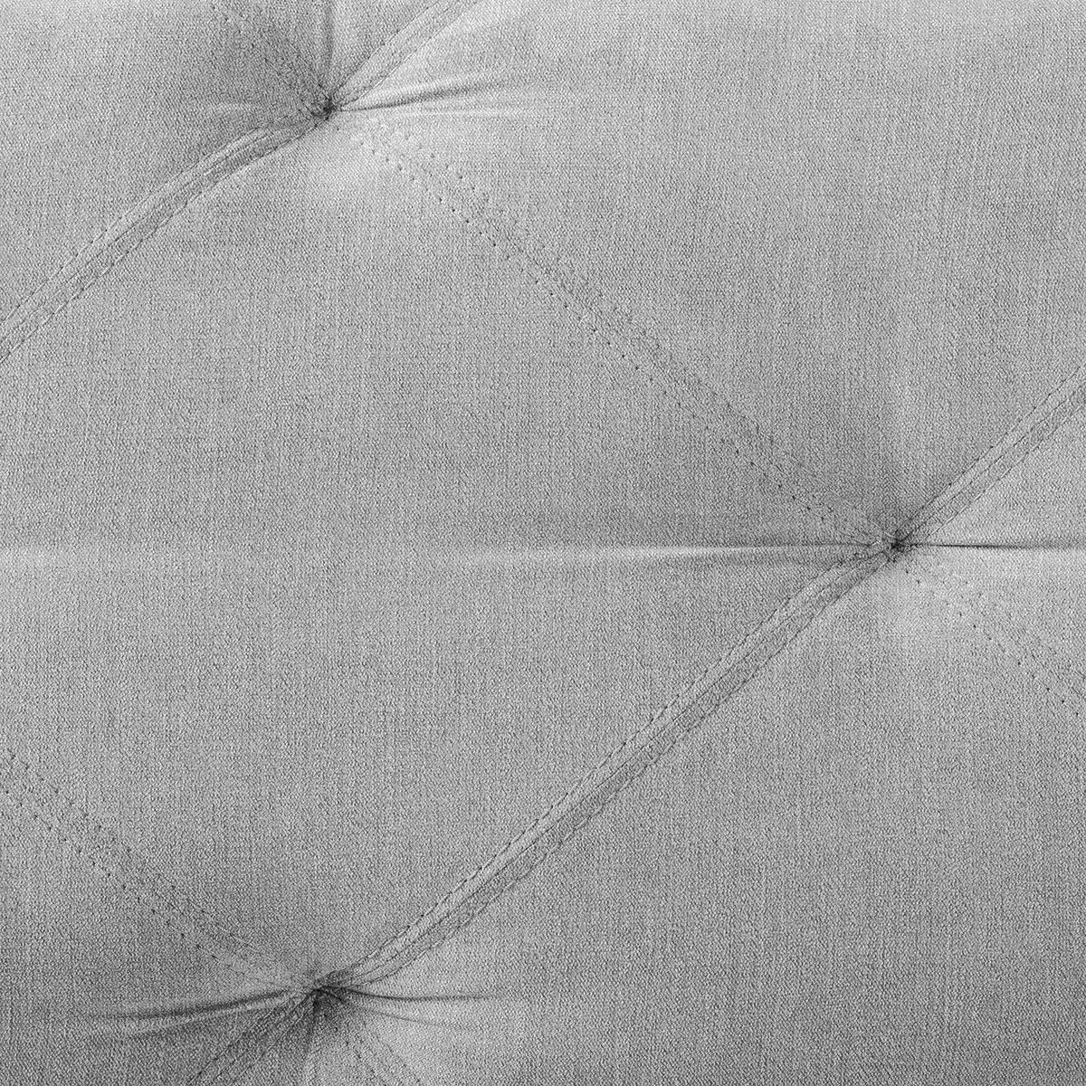 BETTTRUHE - Hellgrau, Textil (120/55/40cm) - home24