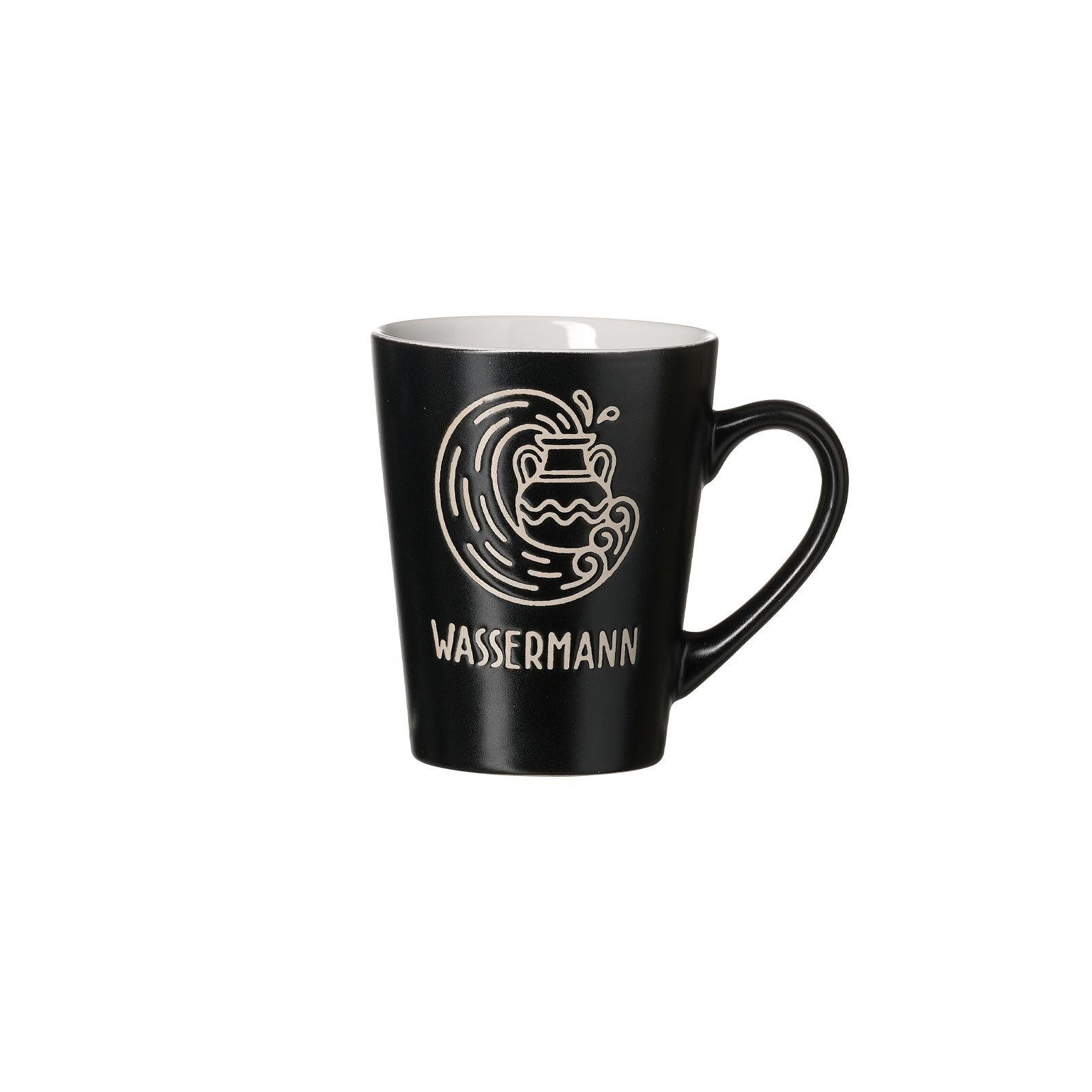 HENKELBECHER WASSERMANN Cosmic schwarz 350 ml - Schwarz, Keramik (0.35L) - Ritzenhoff Breker