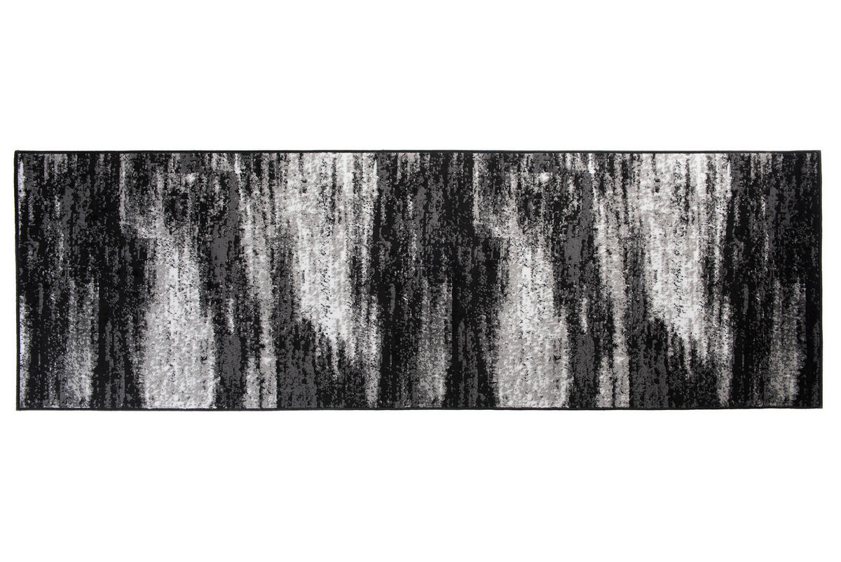 LÄUFER MAYA Schwarz 100/1000 cm - Schwarz, Textil (100/1000cm) - Tapiso