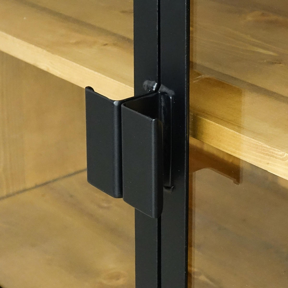 KOMMODE aus Massivholz Industrial - Honig, Holz (108/90/50cm) - Seart