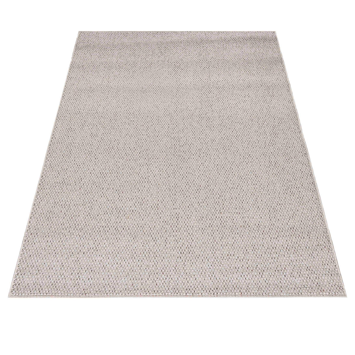 TEPPICH Lora PE15A Mazovia 140x200cm Beige Creme Einfarbig Kurzflor - Creme, Textil (140/200cm) - Mazovia