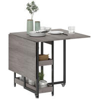 ESSTISCH Grau 1 Stück - Grau, Metall (133.4/80/75cm) - GiPP