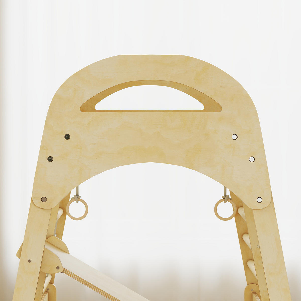 KLETTERGERÜST 6-in-1 DE-09878 Holz - Naturfarben, Holz (120/59/108cm) - ComfortXL