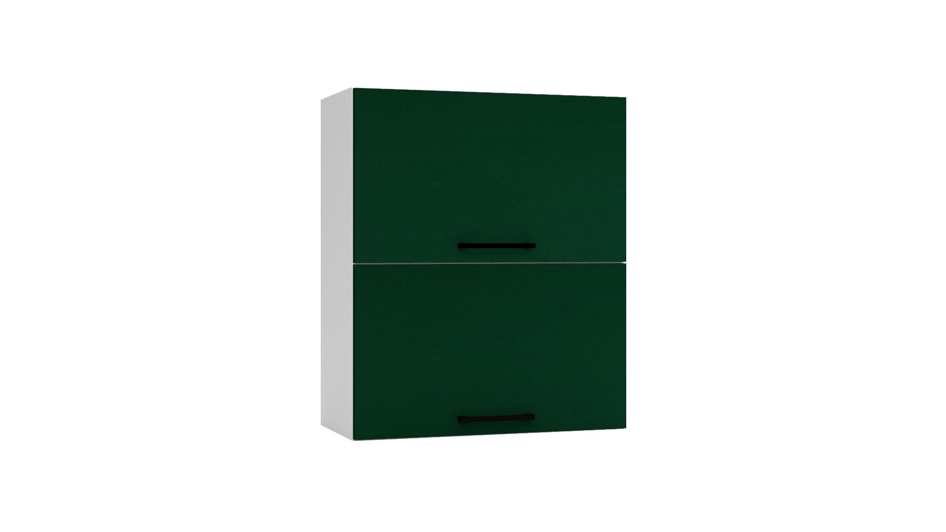 HÄNGESCHRANK W60GRF/2 - Morvex - Hochwertige Küchen Optik - Dunkelgrün, Holz/Metall (60/72/30cm) - ROYAL24_MARKT