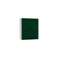 HÄNGESCHRANK W60GRF/2 - Morvex - Hochwertige Küchen Optik - Dunkelgrün, Holz/Metall (60/72/30cm) - ROYAL24_MARKT