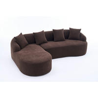 ECKSOFA 243/150/67 cm Braun Chenille - Braun, Textil (243/150cm) - Oxeza