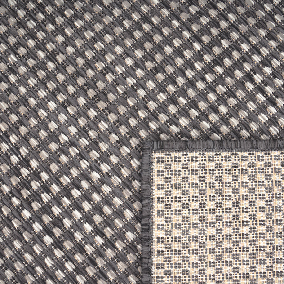 OUTDOORTEPPICH 200/280 cm Napoli 777 - Anthrazit, Textil (200/280cm) - Paco Home