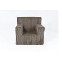 KINDERSESSEL aus Kuschel-Cord in Braun - Braun, Textil (51/47/33cm) - Fortisline