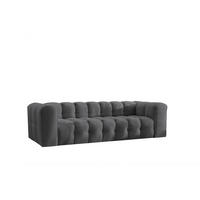 SOFA 4-Sitzer, Komfort, BALOO, stoff Schenille, Graphit - Graphitfarben, Holz (250/75/106cm) - Kaiser Möbel