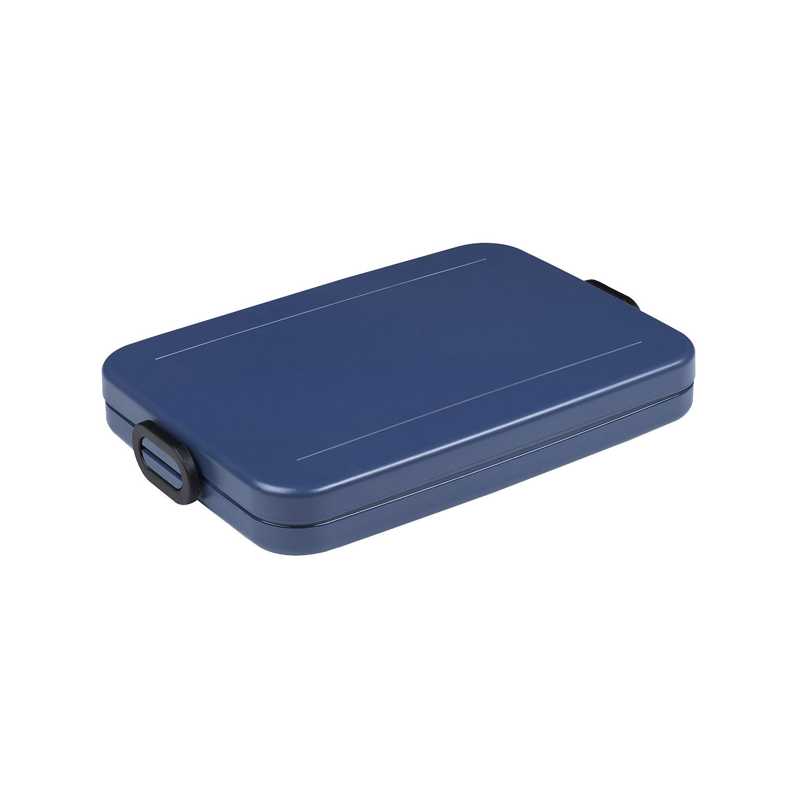 LUNCHBOX Take a Break Flat Nordic Denim 800 ml - Dunkelblau, Kunststoff (17/3.3/25.5cm) - Mepal