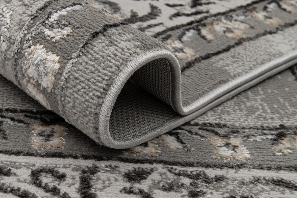 TEPPICH ARES Grau 120/170 cm - Grau, Kunststoff (120/170cm) - Tapiso