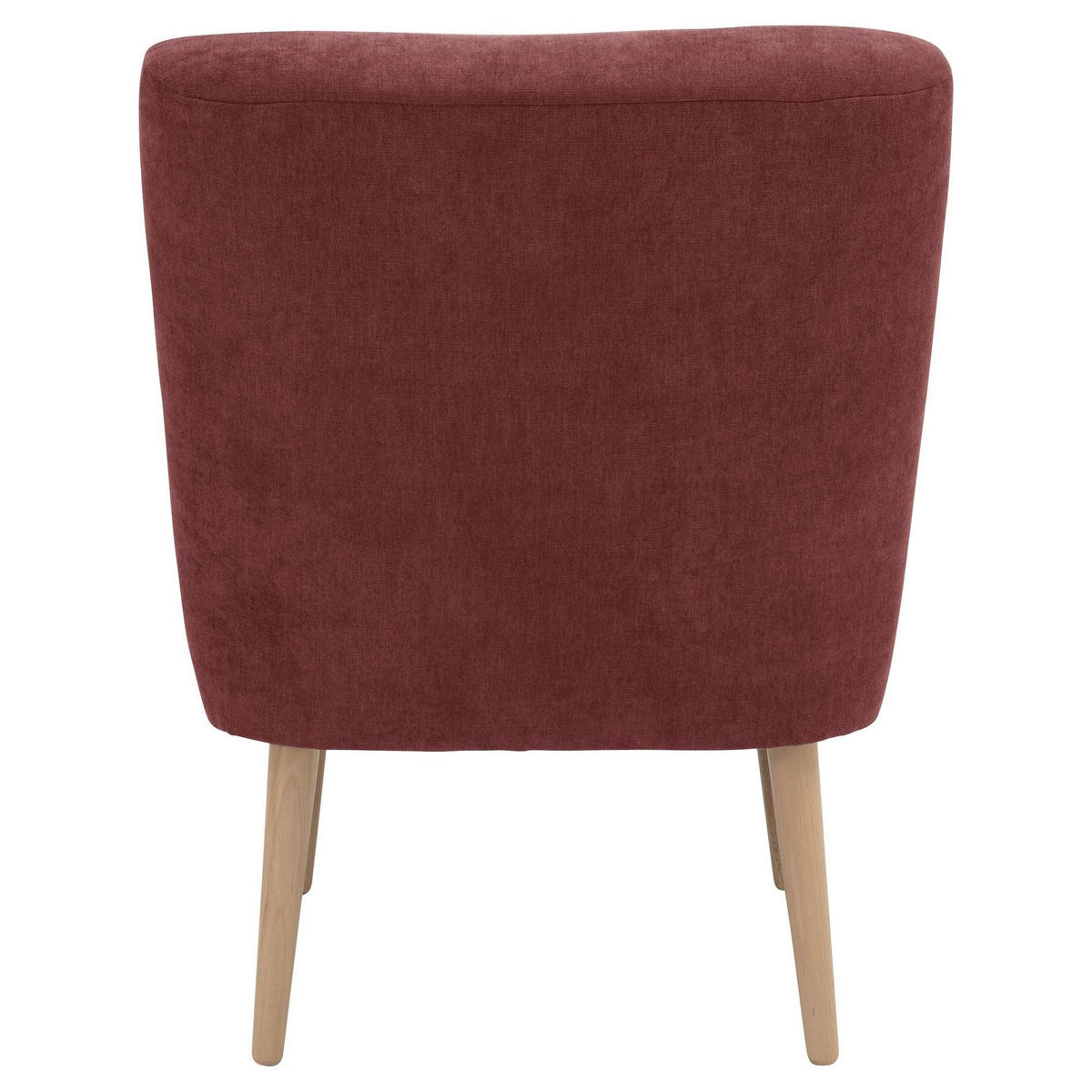 SESSEL Kamle Bezug Flachgewebe Buche natur / rot - Rot, Kunststoff (68/78/58cm) - 58aufmkessel