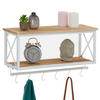 WANDGARDEROBE ARMANDO - Weiß/Braun, Metall (62/35/20cm) - CARO-Möbel