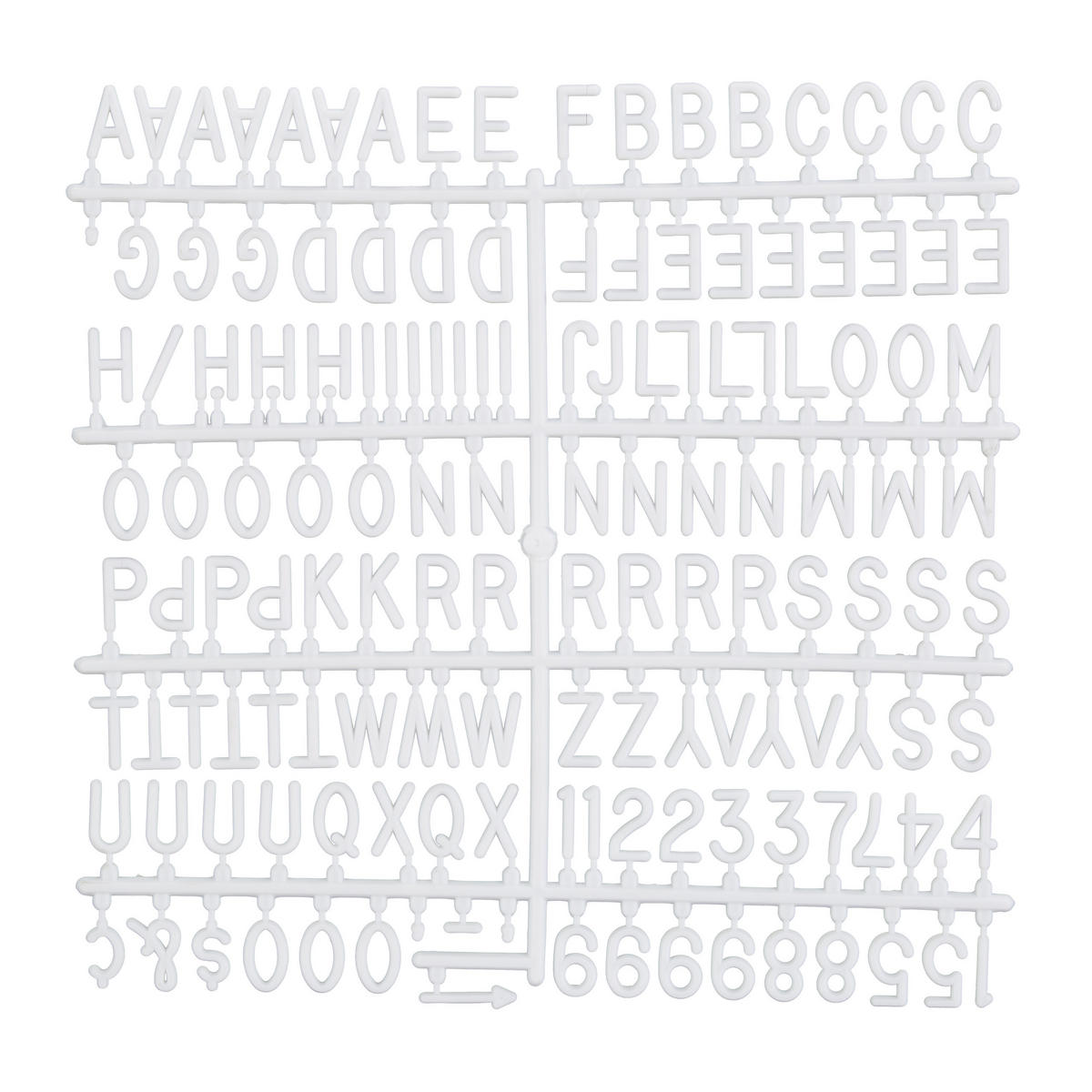 LETTERBOARD - Schwarz, Holzwerkstoff/Kunststoff (30/45/2cm) - Relaxdays