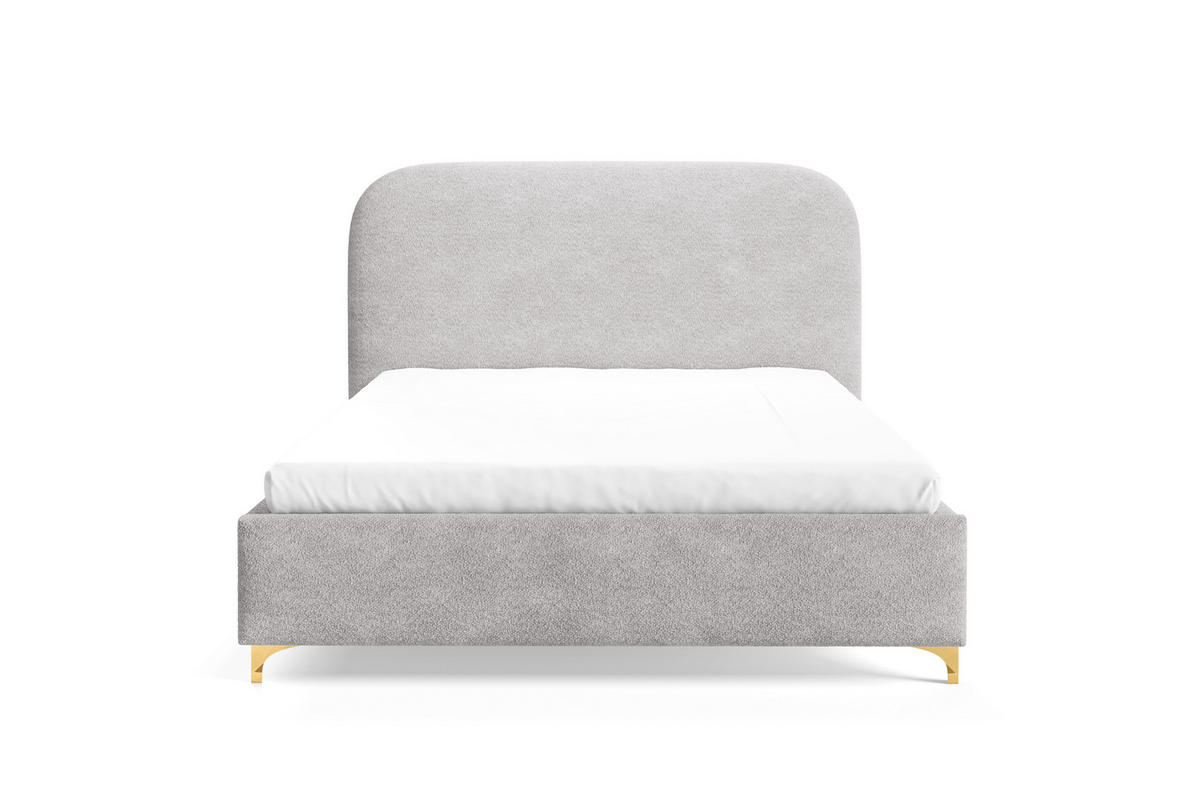 POLSTERBETT LANA Bettkasten Lattenrost 160x200 Grau - Grau, Holz (160/200cm) - Furnistar