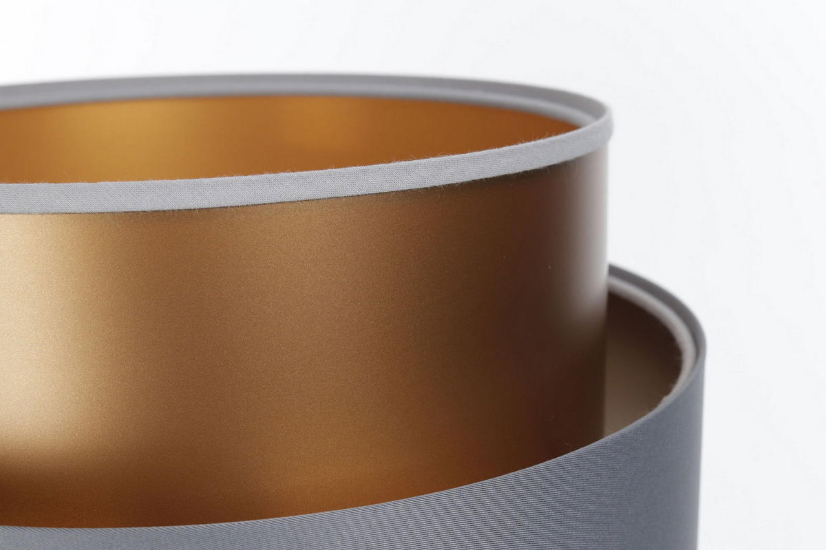 TISCHLAMPE Grau 30/45 cm - Braun, Kunststoff (30/0.7/45cm) - ONZENO