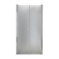 PENDELTÜR LAVEA - 120 cm - Silberfarben, Glas/Metall (120/195cm) - Home Deluxe