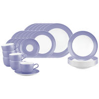 KOMBISERVICE Liberty Pure Colors Grape Purple 30er Set - Lila, Keramik (1/1/1cm) - Seltmann Weiden
